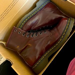Burgundy Dr. Martens